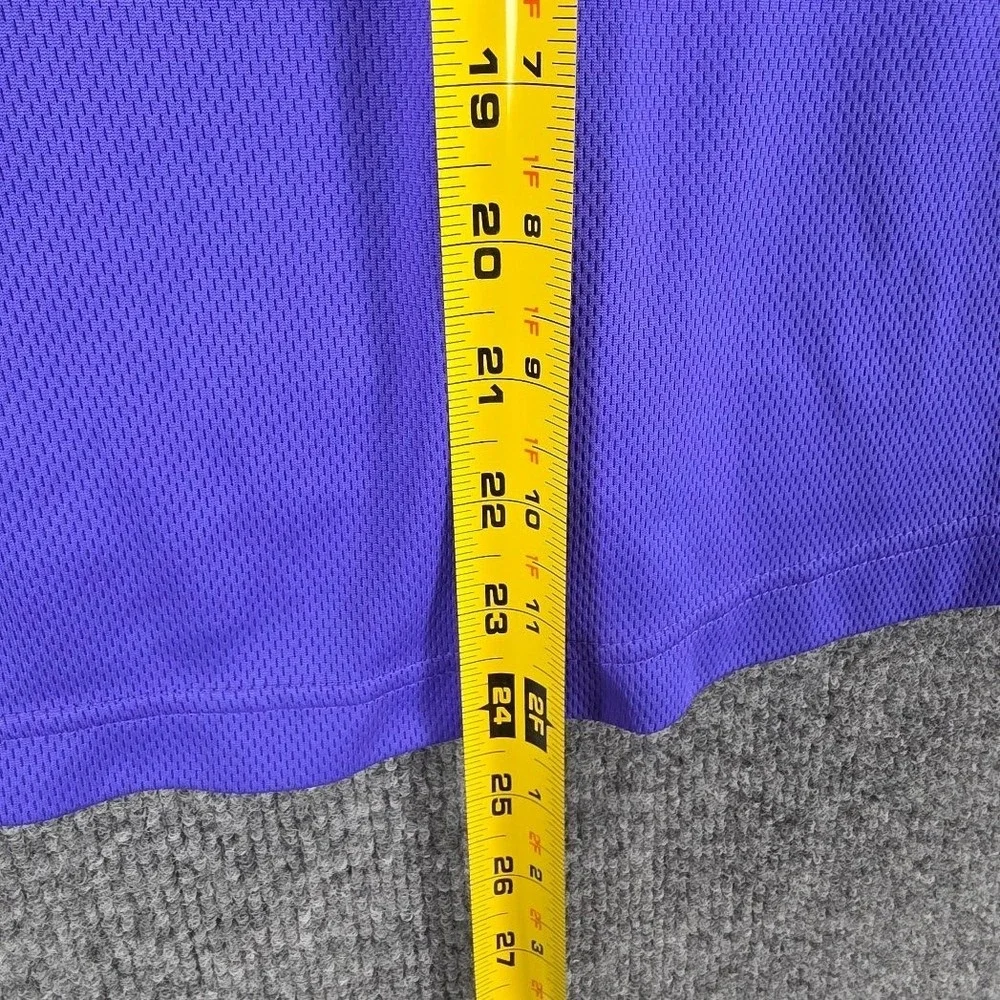 Vintage 2005 Adidas Response 1/4 Zip Pullover Purple Yellow Stripes Men's Medium